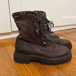 A.S.98 Hubie boots eggplant size 9/40